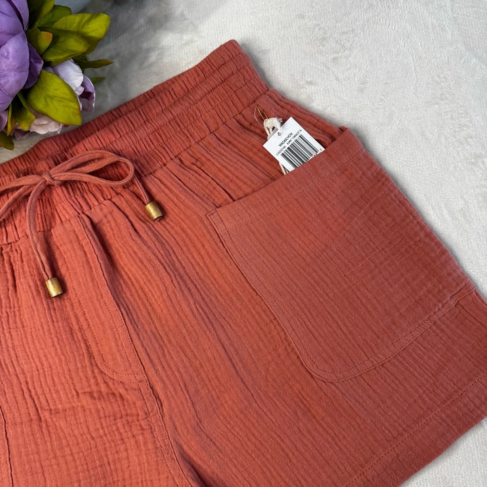 NWT Magaschoni Organic Cotton Gauze Shorts - Picture 5 of 13